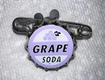 Disney 2010 Disney Parks Grape Soda Lid Disney - Pixar Up Pin - Ellie Badge