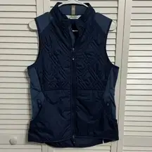 Peter Millar Quilted Zip Hybrid Vest Size Medium