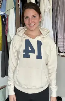 Brandy Melville Cream “14” Hoodie