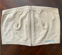 Medela Hands-Free Pumping Bra Size L Nude Zip Front for Breast Pump Support