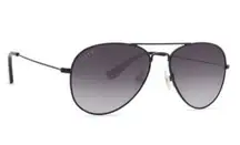 DIFF Eyewear Black Cruz Aviators