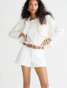 J.Crew Patch-pocket denim short in white