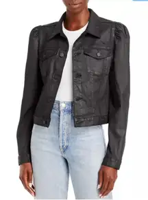 7 For All Mankind Puff Sleeve Denim Jacket