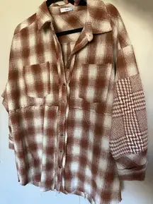 Flannel Dress Shacket 