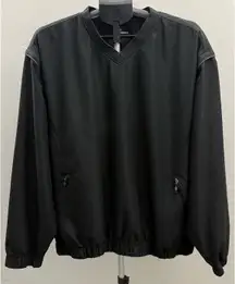 Grand Slam Black V-Neck Jacket