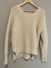 Offline by Aerie Beige Chunky Sweater Size Medium