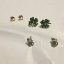 3 pairs of Irish St Patties Day Earrings