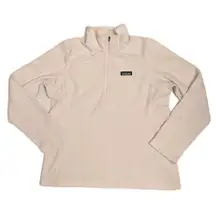 Patagonia Wmn Sz L 1/4 Zip Fleece Pullover Sweatshirt Polyester Outdoors Hiking