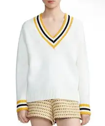 Maje Meteo Banded Stripe Sweater