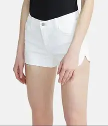 NWT J Brand White Md Rise Cut Off Shorts