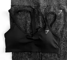 Gymshark S/S Adapt Animal Seamless Cycling Shorts & Strap Feature Shorts Set