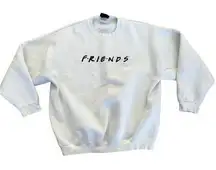 Friends Logo Crewneck Sweatshirt in White