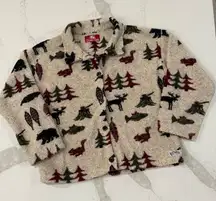 Vintage True Grit Alaska Original Sherpa Cabincore Button Up Jacket Women’s XL