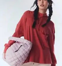 Free people movement hot shot hooded layer tee NWOT