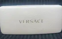 Versace White Eyeglass Case