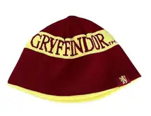 Harry Potter Gryffindor Beanie Winter Hat Striped Red Yellow Universal Studios