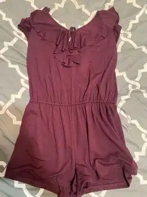 Aeropostale Maroon Romper