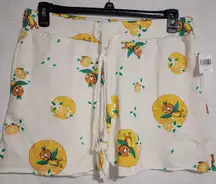 Disney orange bird shorts women's L jogger shorts