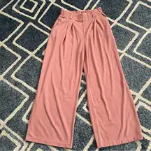 H&M Rose Tan Relaxed Pants