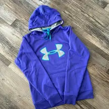 purple under armour hoodie