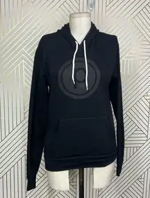 Pure Barre Black Logo Hoodie Hooded Sweatshirt Size XS