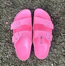 Birkenstock Arizona Rubber Eva Sandals Baby Pink