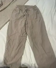 Aerie Linen Cargo Pants