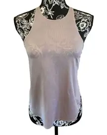 Fabletics Wide Strap Waffle Tank Top Workout Yoga Athletic