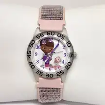 Disney Doc McStuffins Acrylic Purple Floral Time Teacher Watch girls /women runs