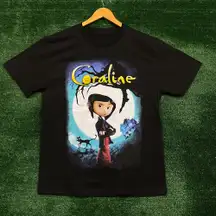 Henry Selick's Coraline Movie Poster Tee L