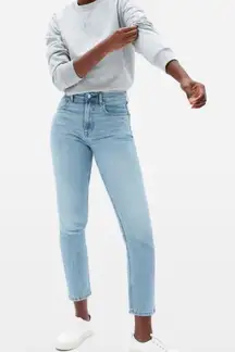 Everlane The Cheeky Jeans Ankle High Rise Light Wash Blue Denim Size 26