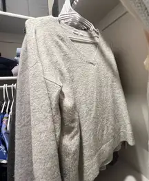 GAP Heather Gray Knit Pullover