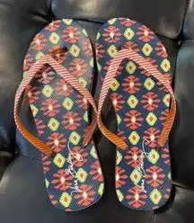 Vera‎ Bradley Sun Valley flip flops Large
