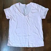 UNIVERSAL THREAD bubble gum pink short sleeve, v neck tee shirt, size XXL