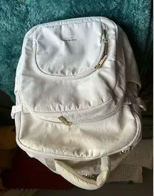 Backpack with cooler pocket