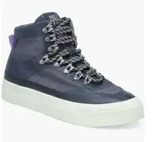 Miz Mooz Womens 8.5 Alpyne High Top Leather Sneaker in Slate NEW