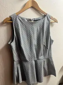 Banana Republic Peplum Top Striped