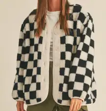 Black and White Checkered Jacket