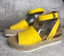 Universal Thread Women's 9 Tommie Triple Strap Sandals - Tan Casual Bohemian