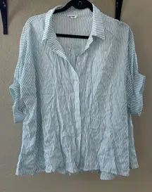 Day + Moon Boutique  striped button down top