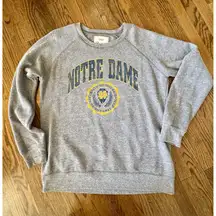 Women's Notre Dame Pressbox Sweatshirt Size Large