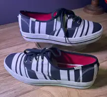 Kate Spade Monochrome Lace-Up Sneakers