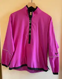 Vintage Windbreaker Jacket Fuschia