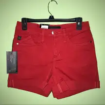 Rock & Republic Red Jean Shorts