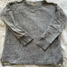 Madewell Gray long sleeve shirt (sweatshirt material)
