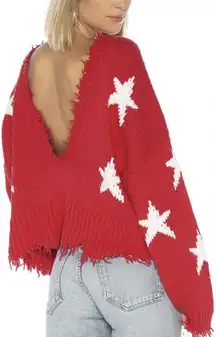 Wildfox Red Sweater Stars