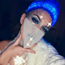 dripp- sparkle face mask