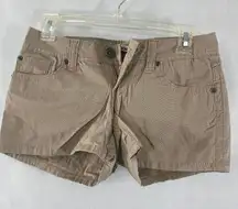 Bongo size 3 shorts tan 5 pocket