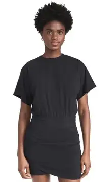 Z Supply Dress Women Small Black Cotton Knit‎ Carmela Mini Athleisure Gorpcore