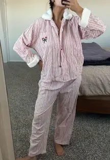 Y2K  Striped Pajama Set